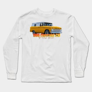 1966 Chevrolet C10 Panel Truck Long Sleeve T-Shirt